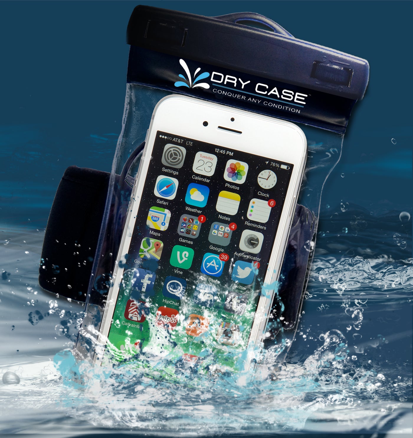 Gomadic clean and dry waterproof protective case suitablefor the